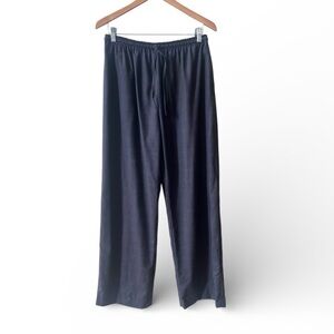 Eskandar Trousers Womens 1/M-L Cashmere Wool Brown Straight Leg Pull On Elastic